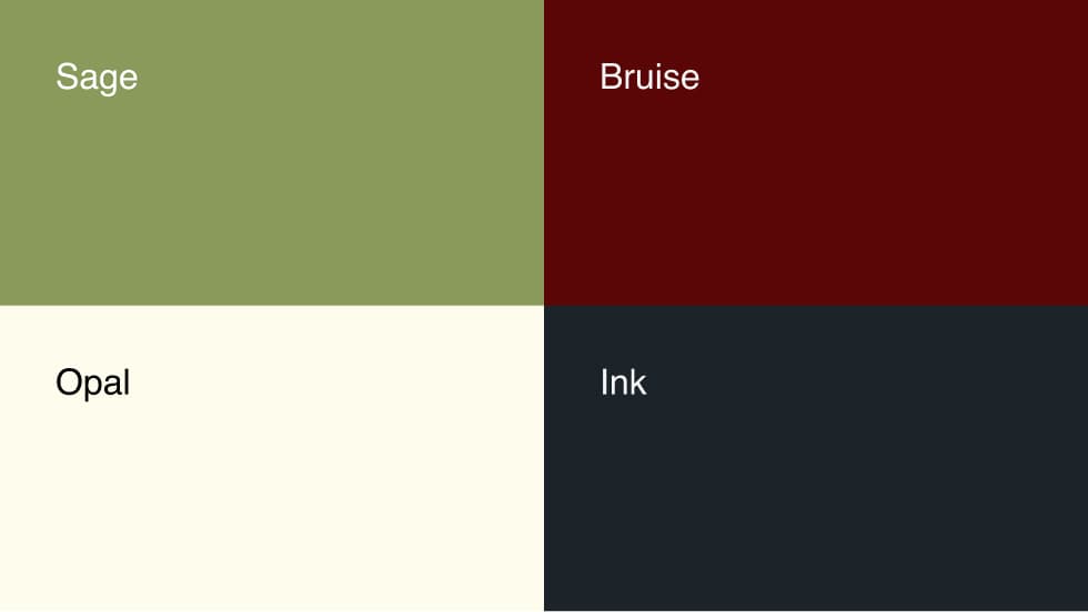 Nadia Colour Pallete